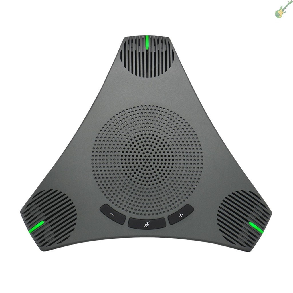 Spt USB Speakerphone Conference Microphone ไมโครโฟนคอมพิวเตอร์รอบทิศทาง 360° รถกระบะเสียงพร้อมกุญแจปิดเสียงสําหรับ Skype/การประชุมทางวิดีโอ/หลักสูตรออนไลน์/สตรีมมิ่งสด/เกม/แชทประจําวัน