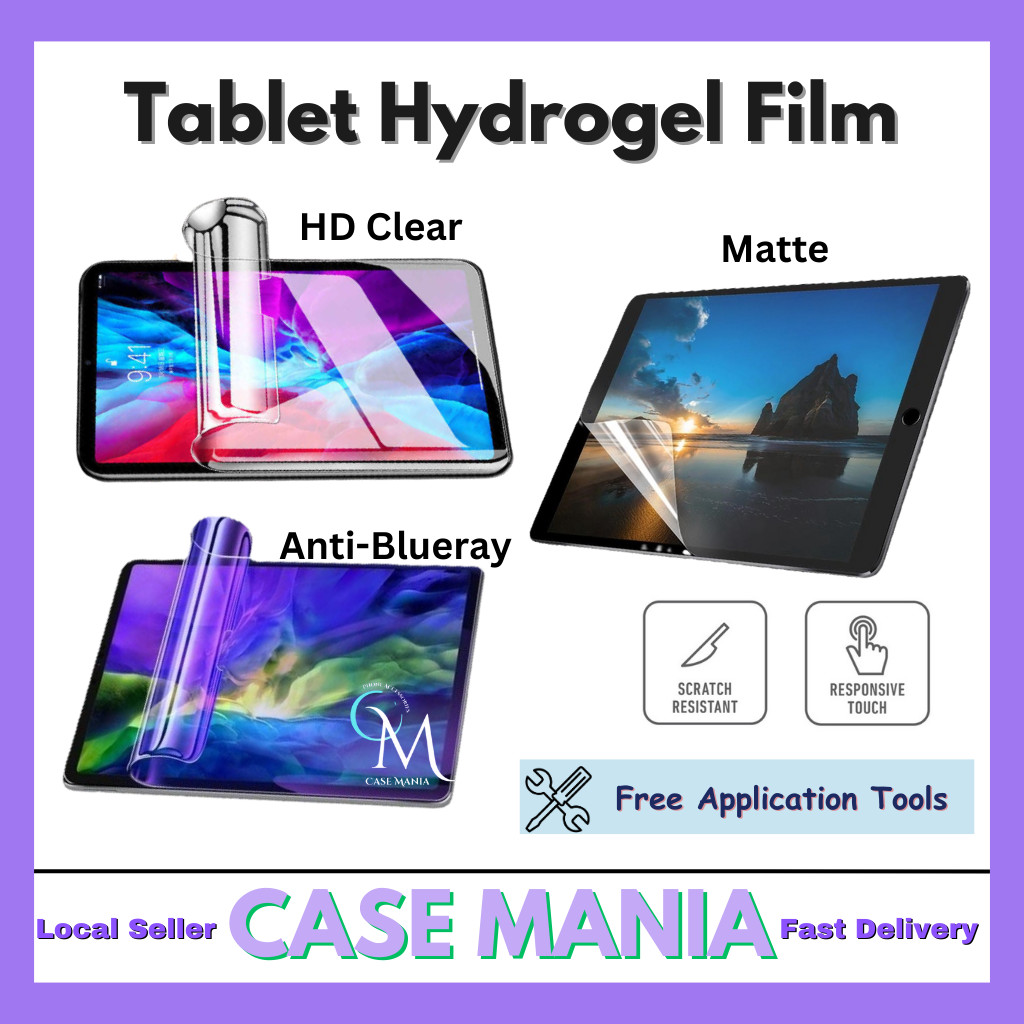 Lenovo Tab K10 Pad Pad Plus Legion Y70 Y700 โยคะแท็บ 11 สมาร์ทแท็บแท็บเล็ตไฮโดรเจล clear matte antib