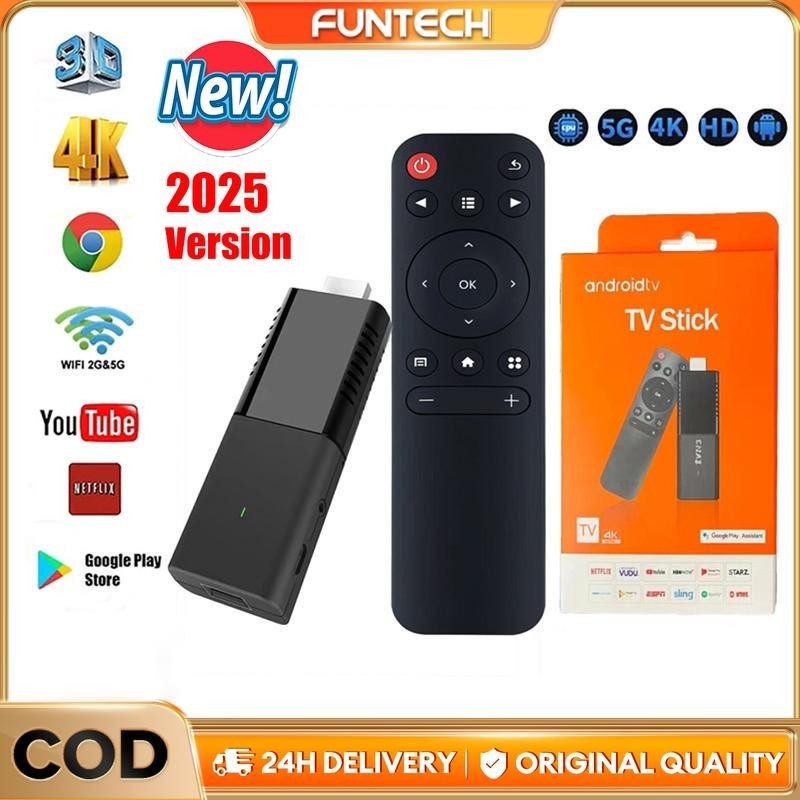 กล่องสมาร์ททีวี TV Stick Android 4K M98 TV Stick สําหรับ Non Smart TV Android11 ระบบ Google Assistan