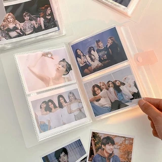 ยัน1 1ชิ้นผู้ถือบัตรรูปภาพ,โปร่งใส80/160สล็อตอัลบั้มภาพ,3/4/5/5/6/7นิ้วรวบรวมหนังสือพีวีซีภาพผู้ถือไอดอลดาว
