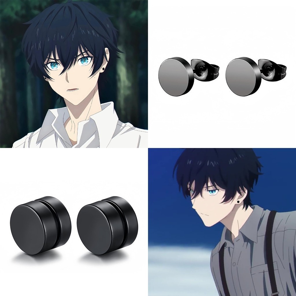 อะนิเมะ TAKT Op.Destiny ต่างหู TAKT ASAHINA คลิปหูฮาโลวีนแฟชั่น Man ผู้หญิงคอสเพลย์ Prop อุปกรณ์เสริมของขวัญ