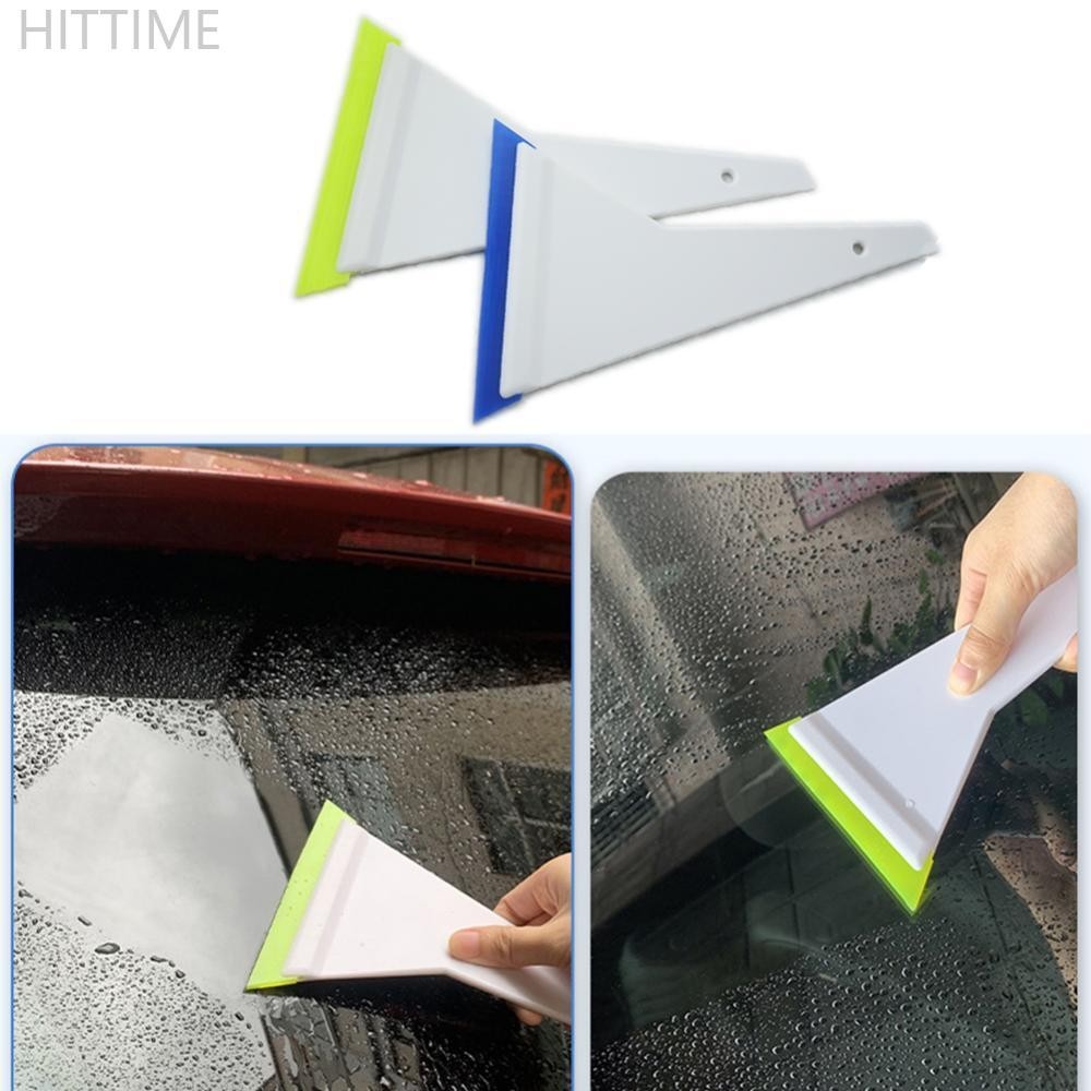 Hittime รถกระจกปาดน้ําใส่ใบมีดยาง Window Tint เครื่องมือ Windows ฟิล์มแก้วสําหรับการติดตั้ง Scraper น้ํา Wiper C8V8
