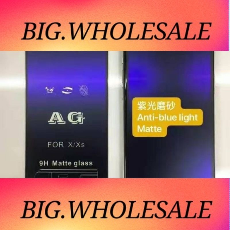 IPhonee กระจกนิรภัย, Matt + Anti blue ray, 9D, 5D, 4D AB สําหรับ Apple 防爆 iPhon0 กระจกนิรภัย iPhone 