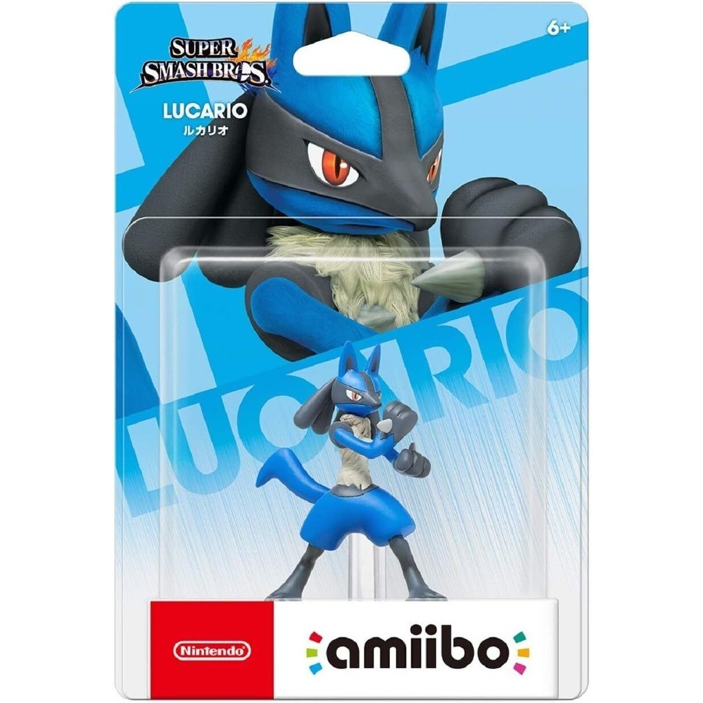 Amiibo Lucario Super Smash Bros. ซีรีส์ Nintendo Figure ใหม่เอี่ยม