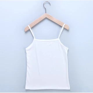 เสื้อสายเดี่ยว เนื้อผ้าดี สวมใส่สบาย ดีไซน์สวยงาม [ขาว-ดำ]