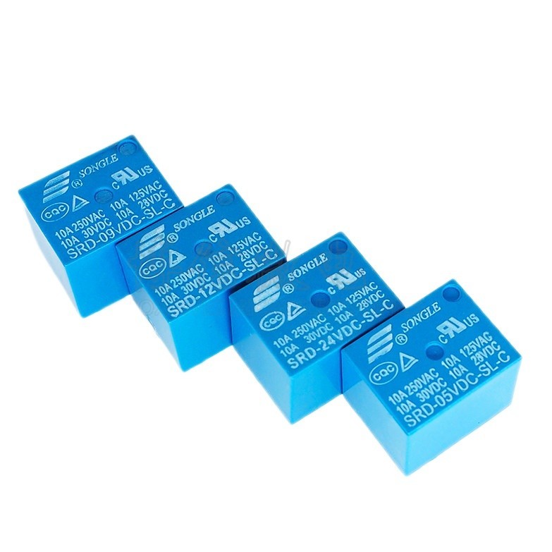 5 ขา 4 พิน SRD-05V/12V/09V/24VDC-SL-C SL-A Songle รีเลย์ T73 SRD-05VDC-SL-C SRD-12VDC-SL-C SRD-24VDC
