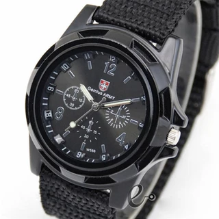 Ys ผู้ชายนาฬิกาควอตซ์สายผ้าใบไนลอนสบายๆนาฬิกาข้อมือกีฬา C6M4
