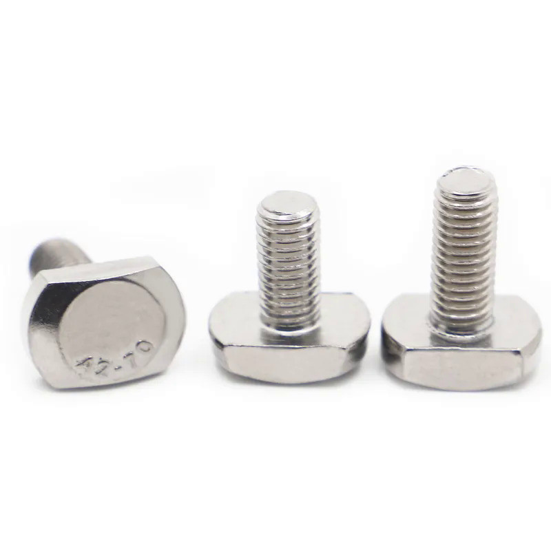 M5 M6 M8 M10 M12 GB37 Stainless Steel T Shape Punch Milling Machine Screw Threaded Rod Clamping Cap 