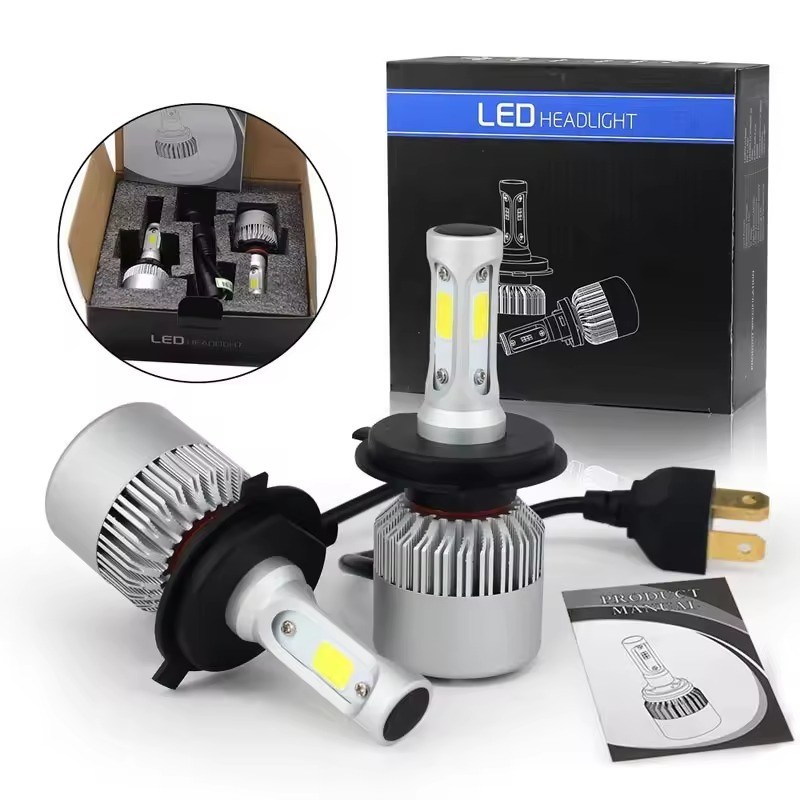 ไฟหน้า LED 2 ชิ้น H1 H3 H4 H7 H8 H11 36W 8000LM สําหรับรถยนต์