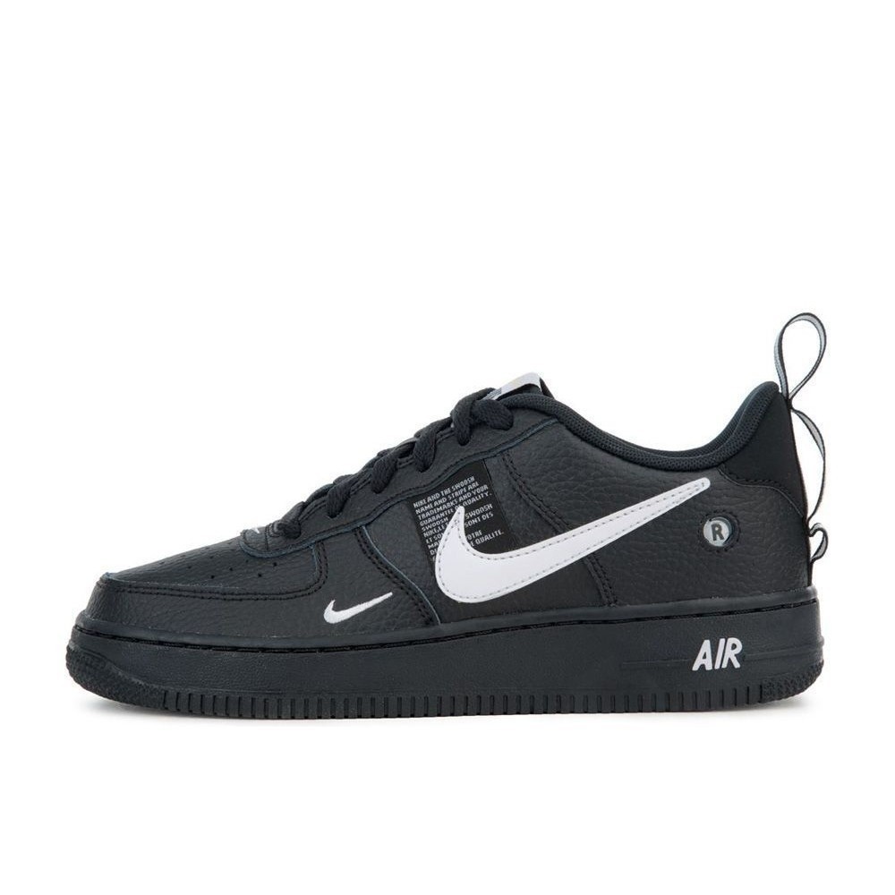 NIKE AIR FORCE 1 UTILITY BLACK WHITE (GS) Unused