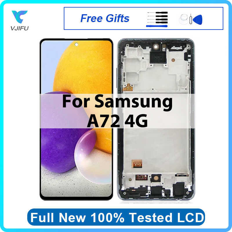LCD For Samsung Galaxy A72 4G A725 Mobile Phone Screen Display Touch A725F A725F-DS A725M Digitize