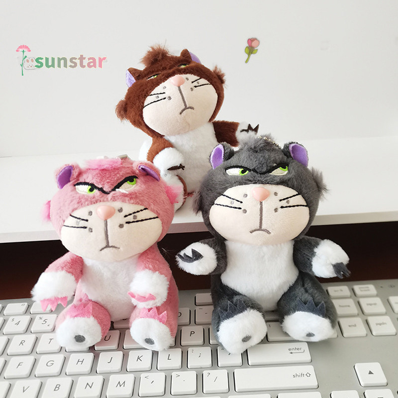 [ซันสตาร์1] ดิสนีย์น่ารักลูซิเฟอร์แมวพวงกุญแจอะนิเมะภาพยนตร์ยัดตุ๊กตานุ่มลูซิเฟอร์แมวตุ๊กตาสาวกระเป๋าจี้พวงกุญแจของขวัญวันเกิด[ใหม่]