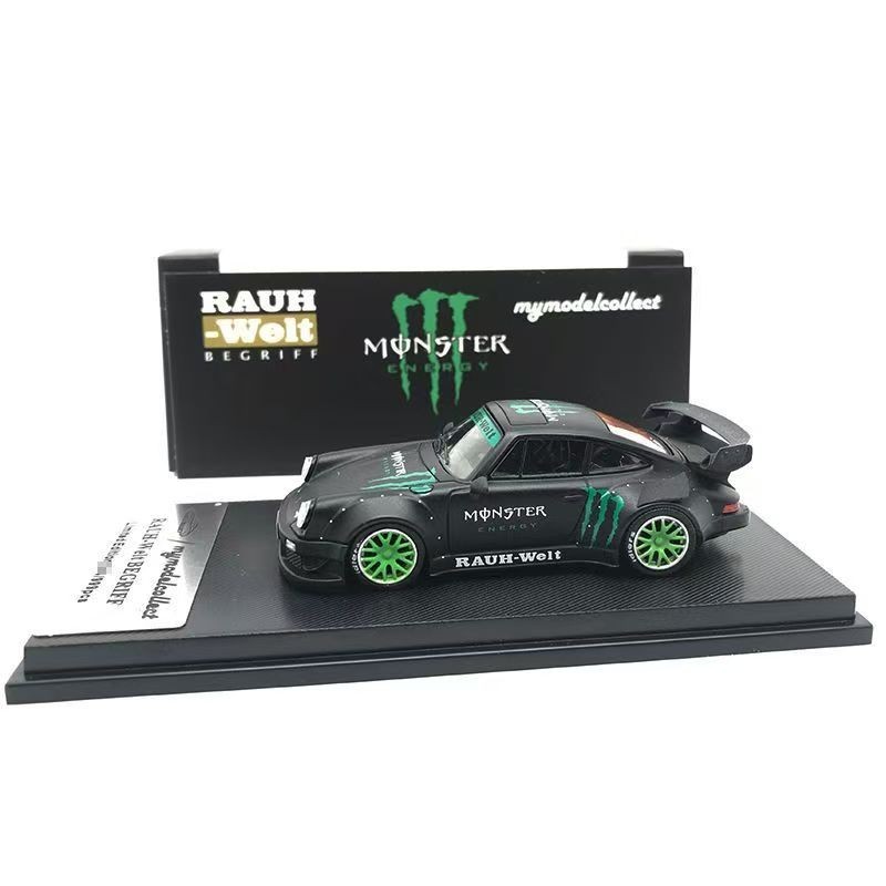 Mc 1: 64 Porsche RWB930 Magic Claw เคลือบสีดําเคลือบโลหะผสมรถตกแต่งการ์ดล้อ