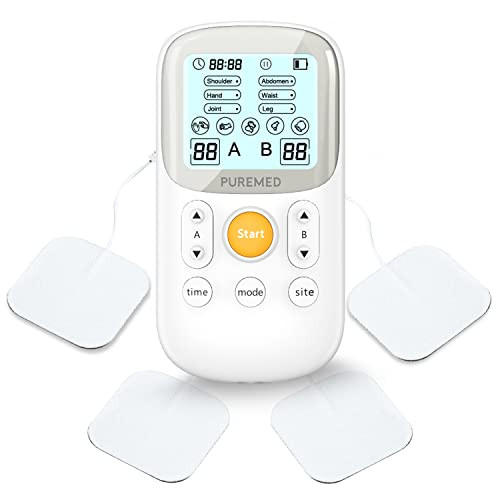 PUREMED JPD-ES200เครื่องกระตุ้นกล้ามเนื้ออุปกรณ์กายภาพบำบัดใช้สำหรับบรรเทาอาการปวดหลังปวดคอปวดกล้ามเ