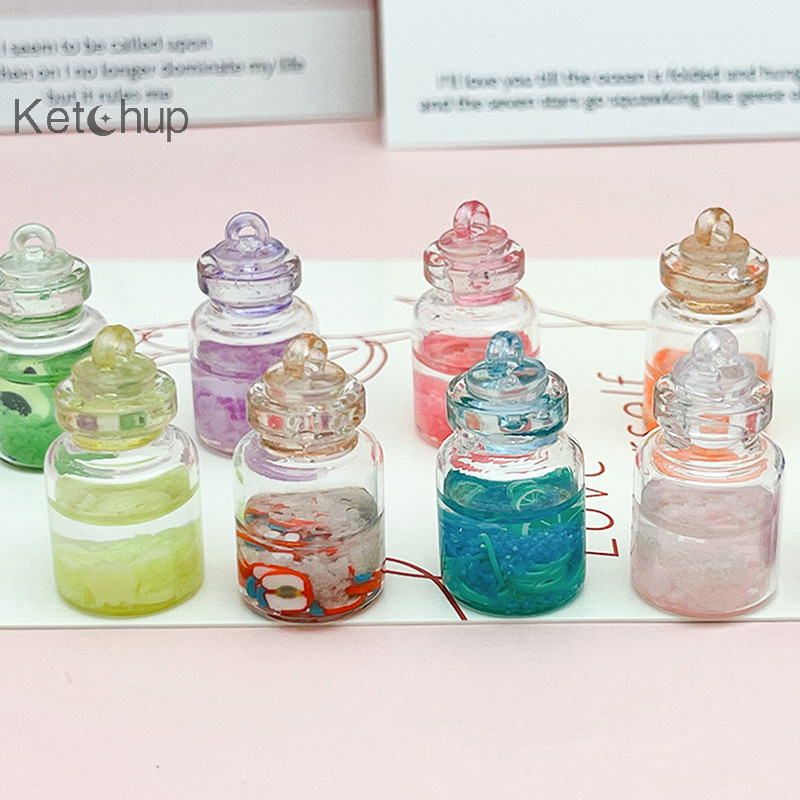 ซอสมะเขือเทศ 1/5 ชิ้น Mini Luminous ตัวเลข Wishing ขวด Miniatures บ้านสวนของเล่นตุ๊กตา Decor DIY เครื่องประดับอุปกรณ์เสริม Nice