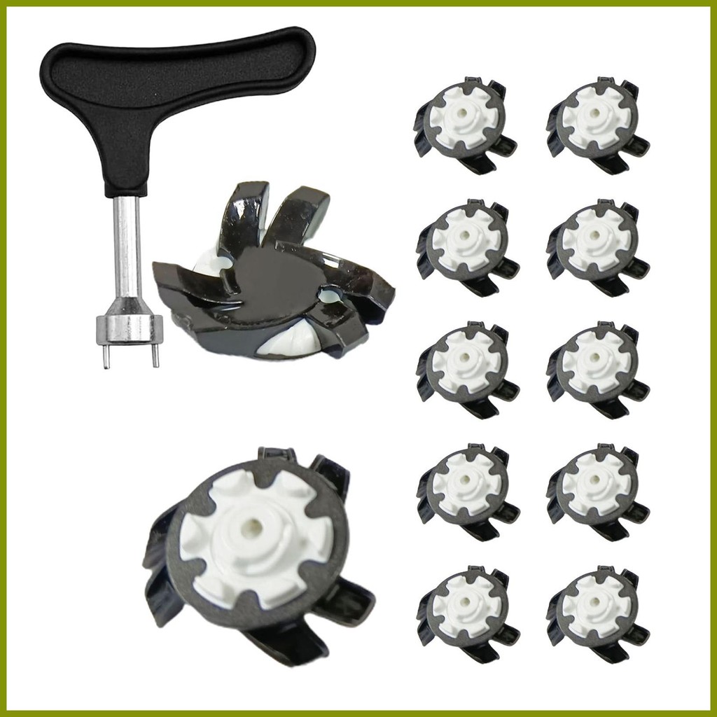 รองเท้ากอล์ฟ Spikes เปลี่ยน 12 ชิ้นรองเท้า Anti Slip รองเท้ากอล์ฟ Spikes สะดวก Quick Twist Golf Spikes polknth