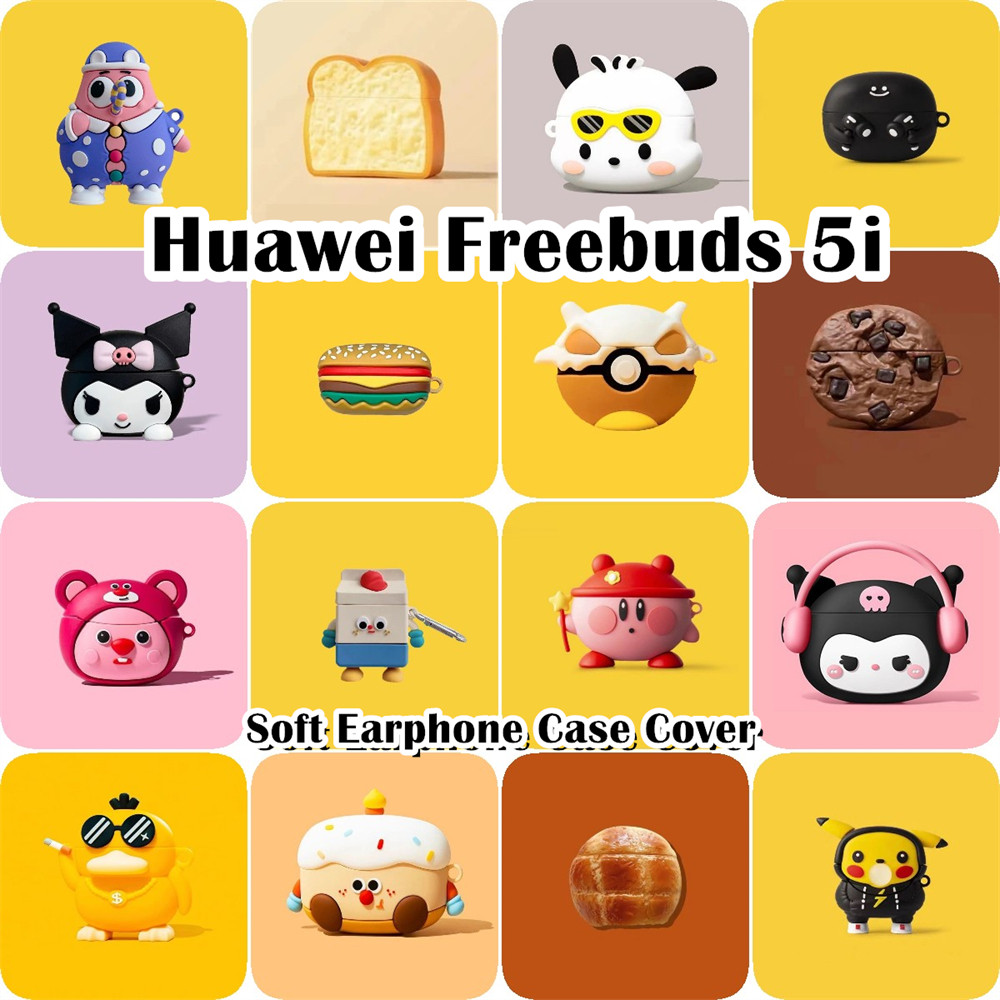 READY STOCK!นําไปใช้กับ Huawei Freebuds 5i เคส Case เคสหูฟัง น่ารัก ซิลิโคนนุ่ม เคส เคสหูฟัง NO.2