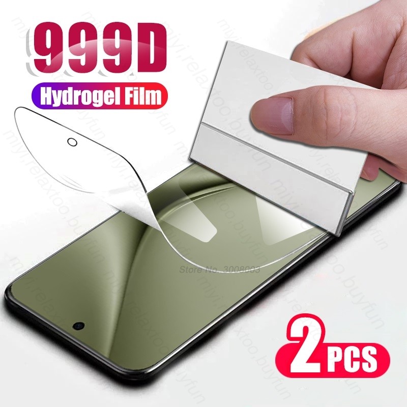 Opporeno3 Reno3Pro Reno2F Reno2Z 2 ชิ้น 999D HD Clear Soft Hydrogel ฟิล์มสําหรับ Oppo Reno3 Pro เยาว