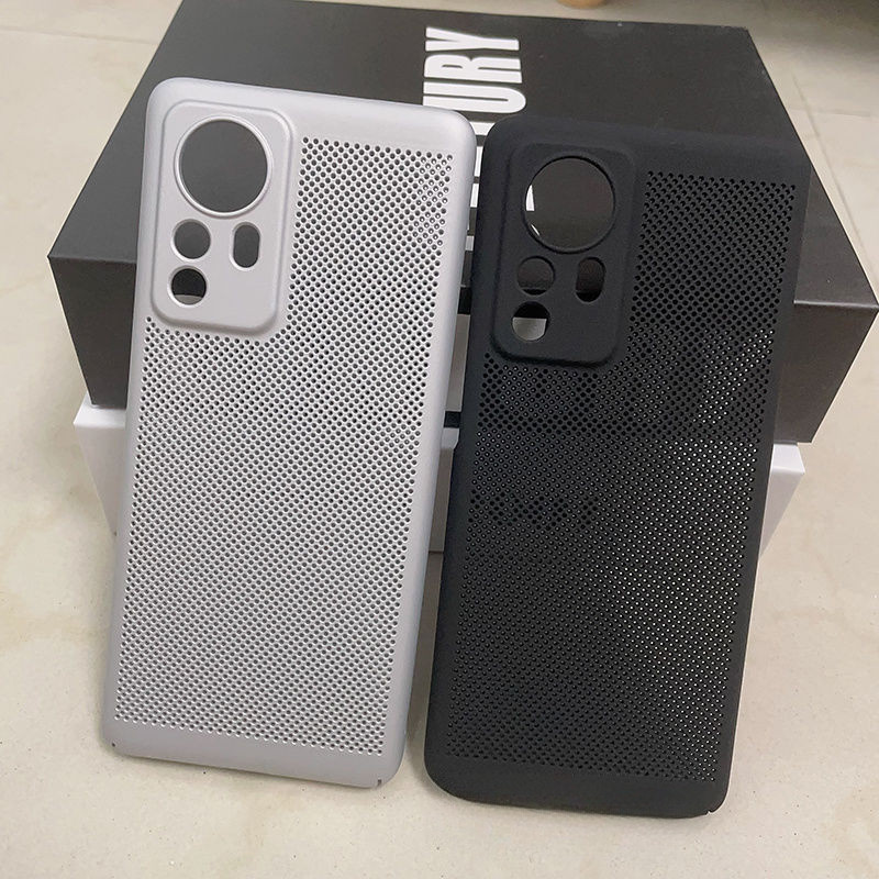 เคสฝาหลัง PC แบบแข็งเข้ากันได้สําหรับ Xiaomi Mi 12 12S Pro 12X เคสกระจายความร้อน