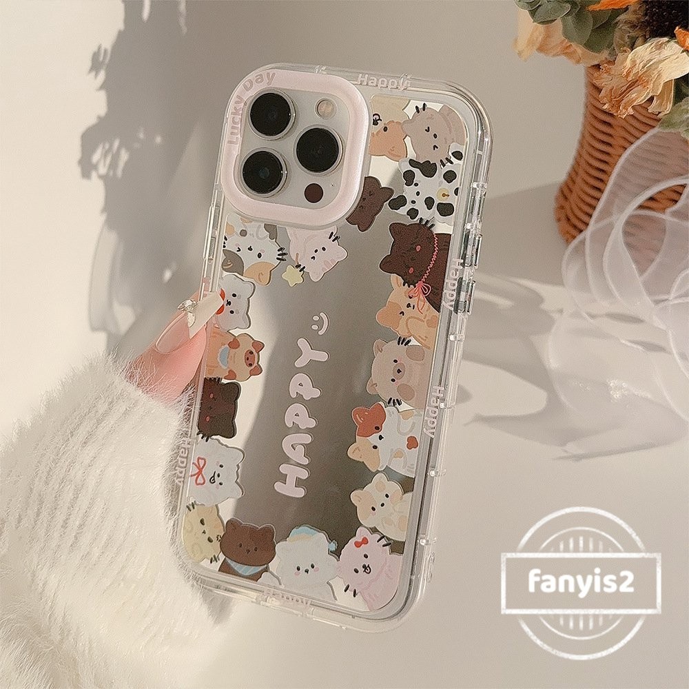 สําหรับredmi 13C 12 12C 10C 10 9A 9C A1 A3 หมายเหตุ 13 12 11 11s 10 10s Pro 4G Xiaomi Poco X6 F6 Pro 5Gกระจกปลอกน่ารักการ์ตูนแมวเคสโทรศัพท์ปกอ่อน