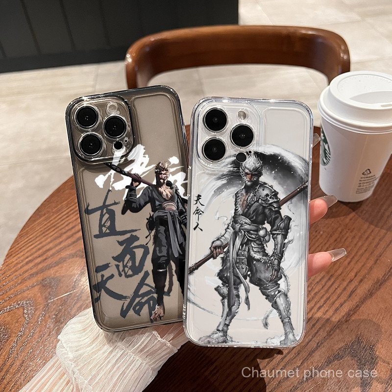 หันหน้าไปทางชะตากรรมเปลือกอวกาศตำนานสีดำ Goku เคสนิ่มกันกระแทกและโปร่งใสเข้ากันได้กับ iphone15promax