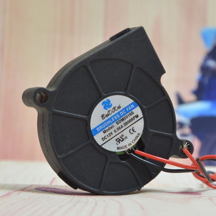 BRUSHLESS DC FAN BDM5015S 5015 DC12V 0.06A เสื้อผ้ากลองกลองรถจักรยานยนต์
