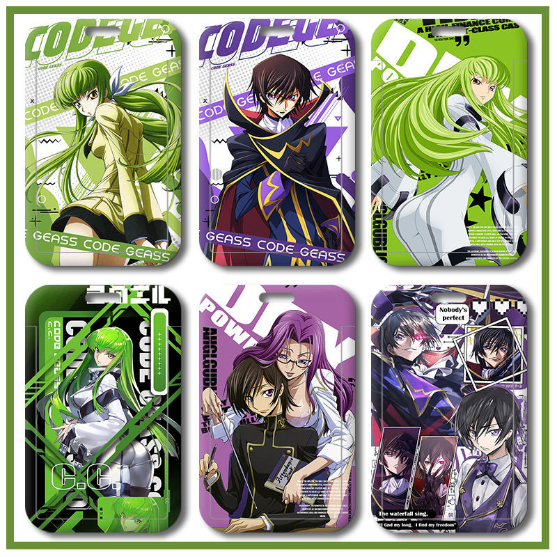 Code Geass>ผู้ถือบัตรการ์ตูนผู้ถือบัตรนักเรียนผู้ถือบัตรรถบัสเครดิตทํางานใบอนุญาตเชือกเส้นเล็กประณีตและป้ายชื่อ