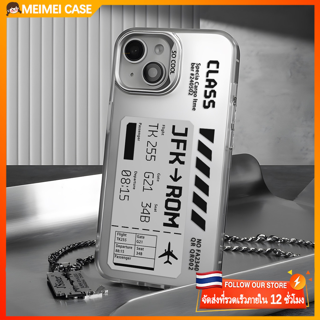 [จัดส่งในพื้นที่] เคสโทรศัพท์มือถือสีเงินตั๋วเข้ากันได้กับ Samsung GALAXY A12 A03S A13 A23 A14 A15 A05 A53 A34