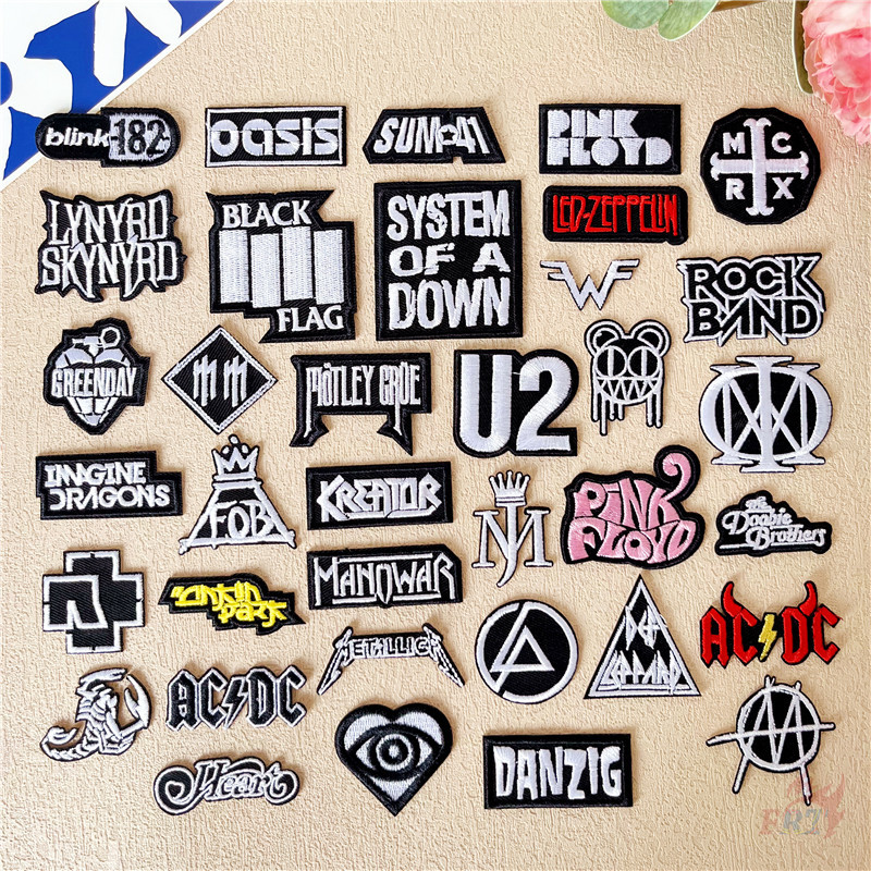 ♥ Mini Rock Band Logo Collection Series 02 – แพทช์เหล็กบนโลโก้ตลก ♥ 1 ชิ้น DIY เย็บบนเหล็กบนป้ายแพทช์ (36 รูปแบบ)