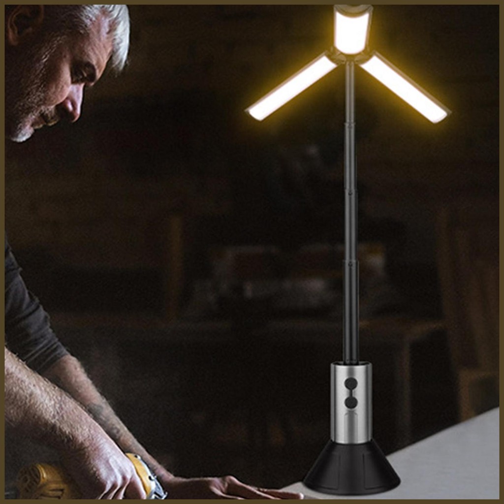 Telescopic Camping light มีดพับกลางแจ้ง 3 โหมดแสง Camping ไฟเต็นท์น้ําหนักเบา Camping tdeth