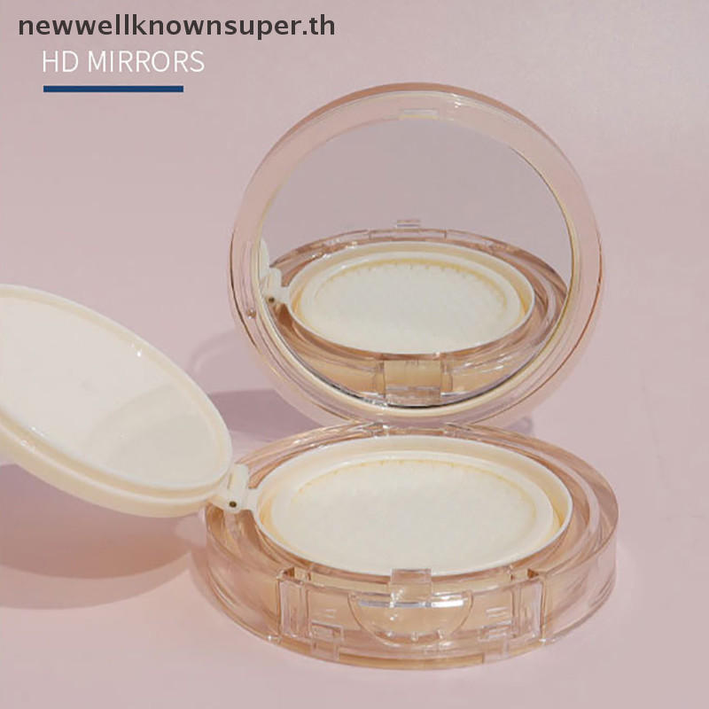 ใหม่ 15g โปร่งใสที่ว่างเปล่า Air Cushion พัฟกล่องแบบพกพาเครื่องสําอางค์แต่งหน้าคอนเทนเนอร์แป้งกระจกสําหรับ BB ครีม Foundation SUPER