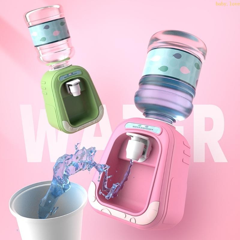 Blove* ตู้กดน้ําตารางสําหรับเด็กแกล้งทําเป็นสําหรับเล่นของเล่นเกมของเล่นครัวที่สมจริง Mini เครื่องดื่มคอนเทนเนอร์ Kindergarte