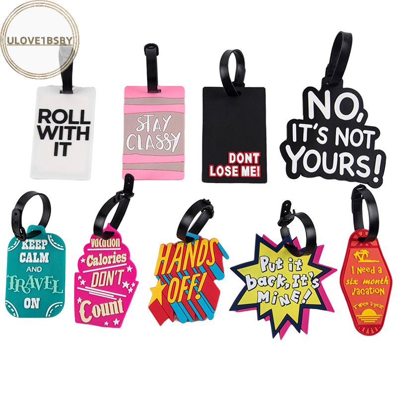Ulove1bsby อุปกรณ์การเดินทางกระเป๋าเดินทางแท็กเดินทางชื่อ ID Addres Holder Baggage Boarding Tag TH