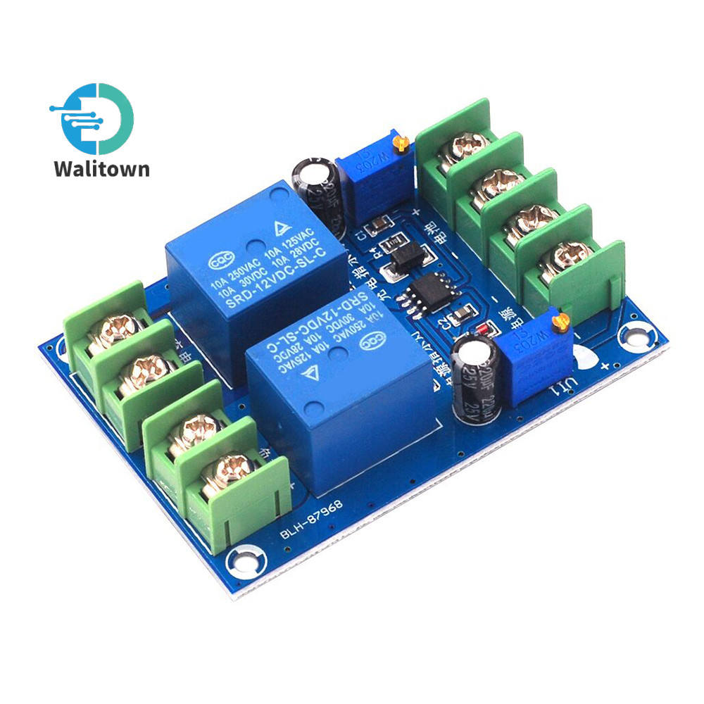 12v 10A โมดูลสลับอัตโนมัติ Power Failure ไปยังแหล่งจ่ายไฟแบตเตอรี่บอร์ดควบคุมการชาร์จอัตโนมัติเบรกเกอร์ฉุกเฉิน