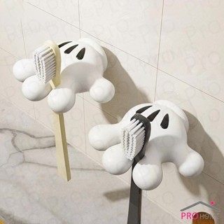 Prohome ตะขอแขวนแปรงสีฟัน รูปปาล์มการ์ตูน อุ้งมือ 3D ตะขอแขว…
