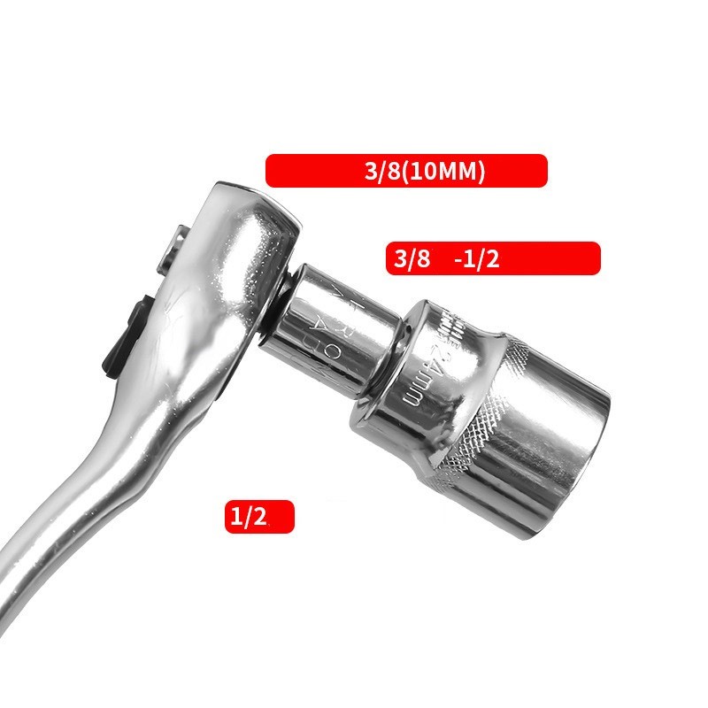 [BETL]1/4" 3/8" 1/2" Female to Male Drive Socket Spanner Converter ประแจอะแดปเตอร์ Part