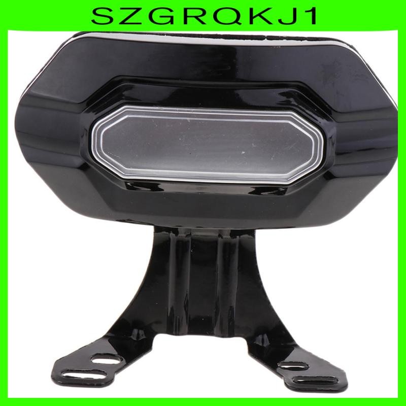 [szgrqkj1] Passager พนักพิง Pad รถจักรยานยนต์ Sissy Bar ด้านหลังส่วนที่เหลือสีดํา 1PC สีดํา