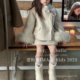 เสื้อผ้าเด็กเกาหลีชุดขนสัตว์เด็กผู้หญิงฤดูใบไม้ร่วงและฤดูหนา…