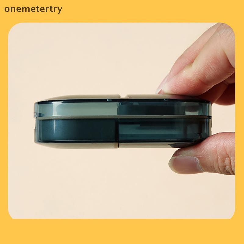 Onem 1 PC เครื่องตัดยา, 2 In 1 Mini Drug สําหรับ Cutg ขนาดเล็กหรือยาขนาดใหญ่ครึ่ง, ตัดเม็ด, วิตามิน, เม็ด, ใบมีดสแตนเลส n
