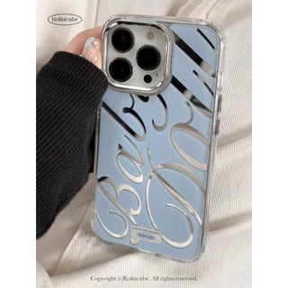 กระจกแต่งหน้านุ่มโปร่งใสกรณี Anti-Fall เคสโทรศัพท์สําหรับ iPhone 16 Promax 15 Promax 12 13 Mini 14plus 11 Pro Max X XS XR XS Max 7 8 plus Se2020