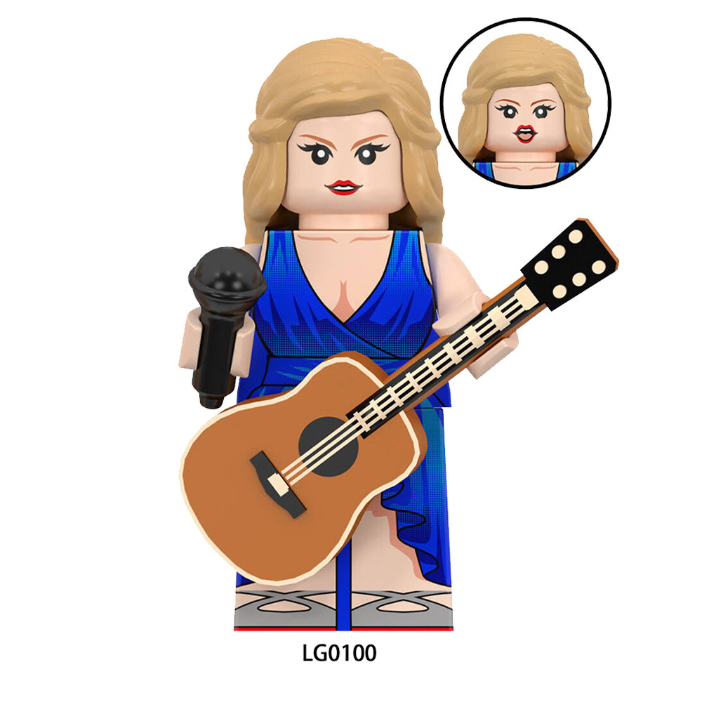 ใหม่ Arroval Super Star Pop นักร้อง Taylor Swift Ed Sheeran Daft Punk Building Blocks ของเล่นรูป - รูปที่ 2