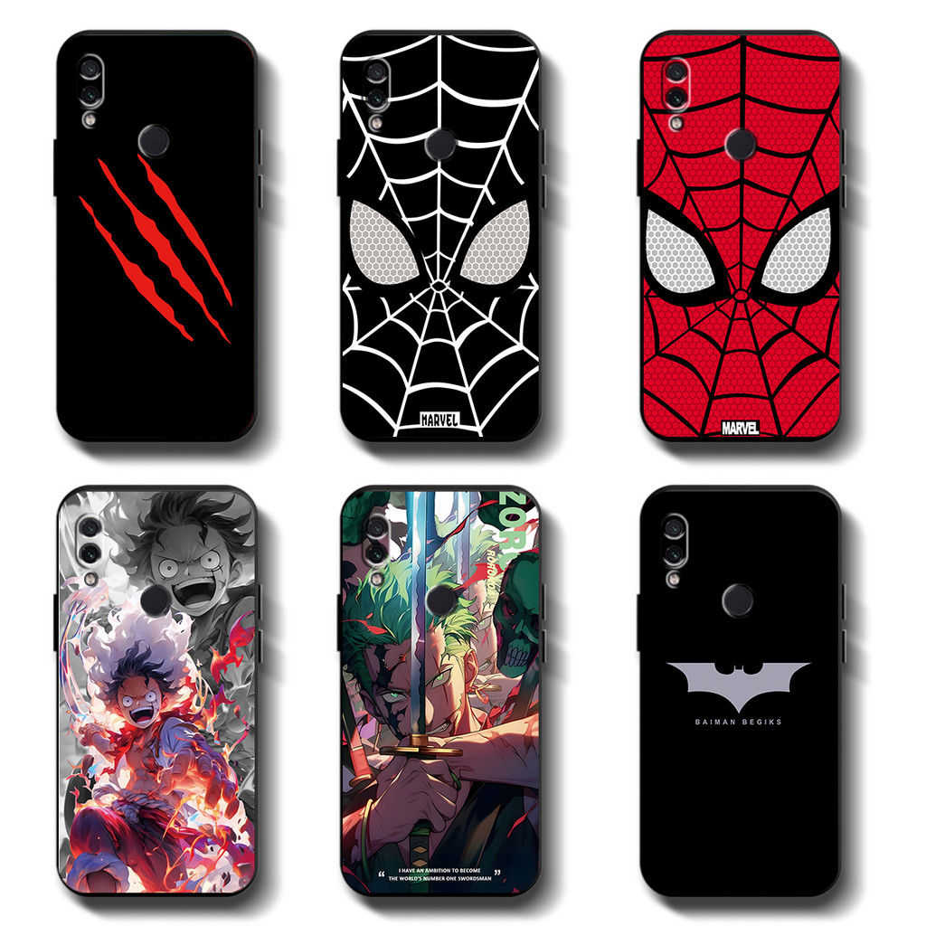 เคสนุ่มสีดําสําหรับ Xiaomi redmi note 7 / redmi 7 Anticrack ปลอกคุณภาพสูง TPU ป้องกันเต็มยางซิลิโคนเคสโทรศัพท์