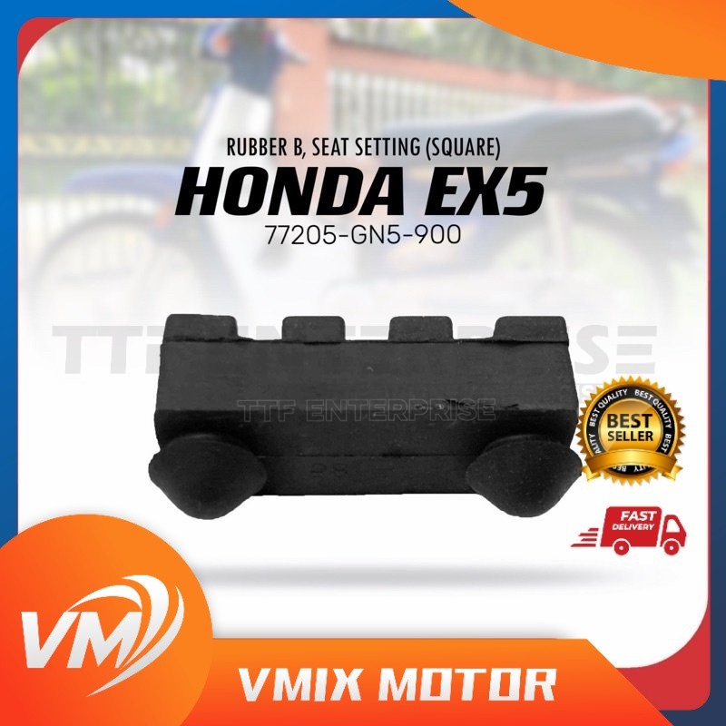 HONDA EX5 RUBBER B, ชุดที่นั่ง (SQUARE) 77205-GN5-900 EX5 HIGHPOWER EX5 DREAM