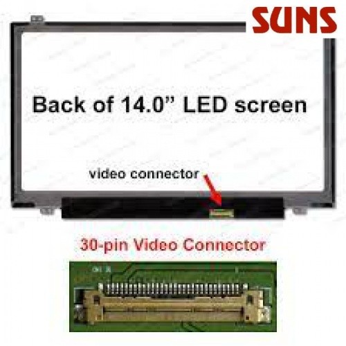 ✿FHD HD 14.0 30 PIN Slim Type LED หน้าจอ LCD สำหรับ Asus แล็ปท็อป x453 k451l A456U N140BGE-E43
