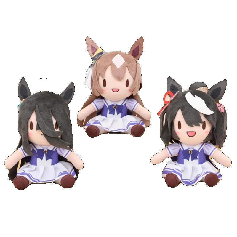ในสต็อก 100% ของแท้ SEGA Manhattan Cafe Satono เพชร Kitsan สีดํา 16 ซม.รุ่นภาพเคลื่อนไหวตัวละครของเล่น