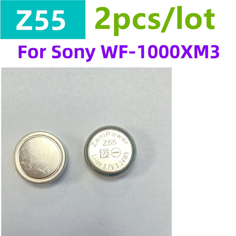 2pcs/lot Original Battery For Sony WF-1000XM3 WF-SP900 WF-SP700N WF-1000X ZeniPower Z55 Battery TWS 