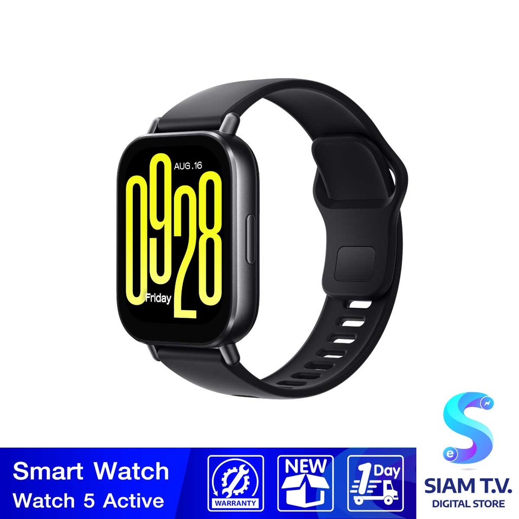 Watch 5Active นาฬิกาสมาร์ทวอทช์ คุยโทรศัพท์ผ่านนาฬิกาได้ (Black) โดย สยามทีวี by Siam T.V.