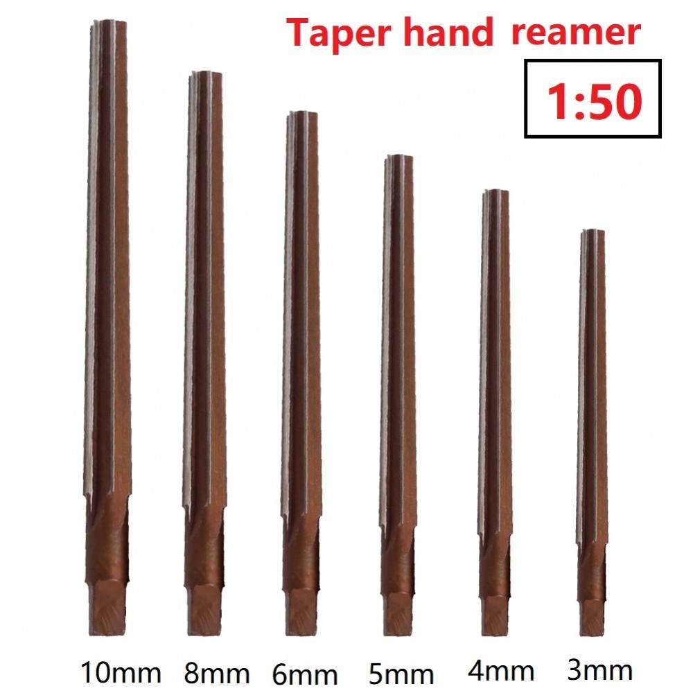 [มีสต๊อก] สว่านมือรีมเมอร์ HSS 锥柄 มีดสว่านอัลลอยสตีล ขนาด 3-10mm (6 ขนาด)