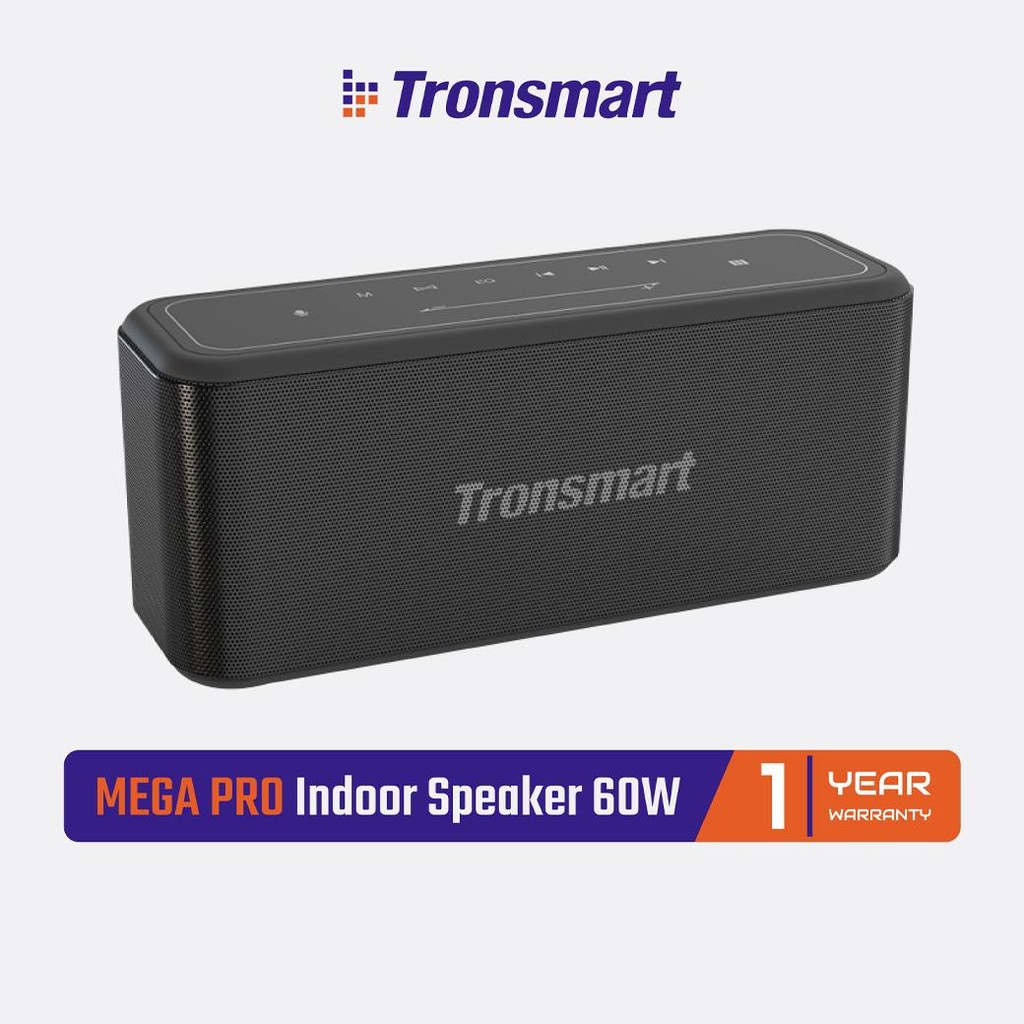 Tronsmart Element Mega Pro SoundPluse 60W ลำโพงบลูทูธ แบตอึด กันน้ำ IPX5 ควบคุมระบบสัมผัส