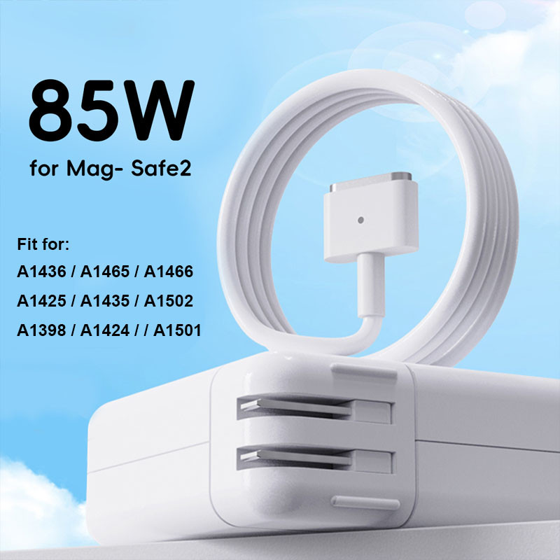 Magsafe 2 85W for A1436 A1466 A1465 Mac(Book Air Charger - Fast T-Tip Power Adapter สําหรับ Mac(Book
